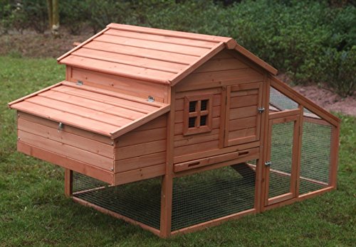 a wooden chicken coop kit