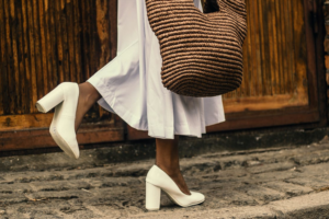 white heels